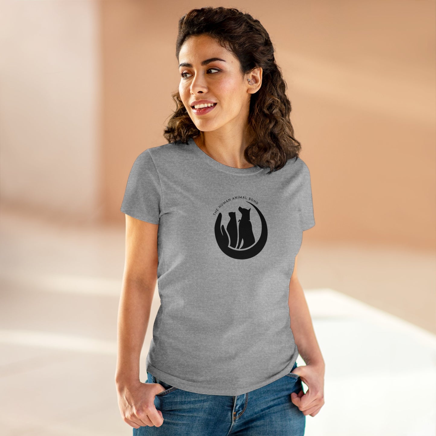 Women's Logo Midweight Cotton Tee