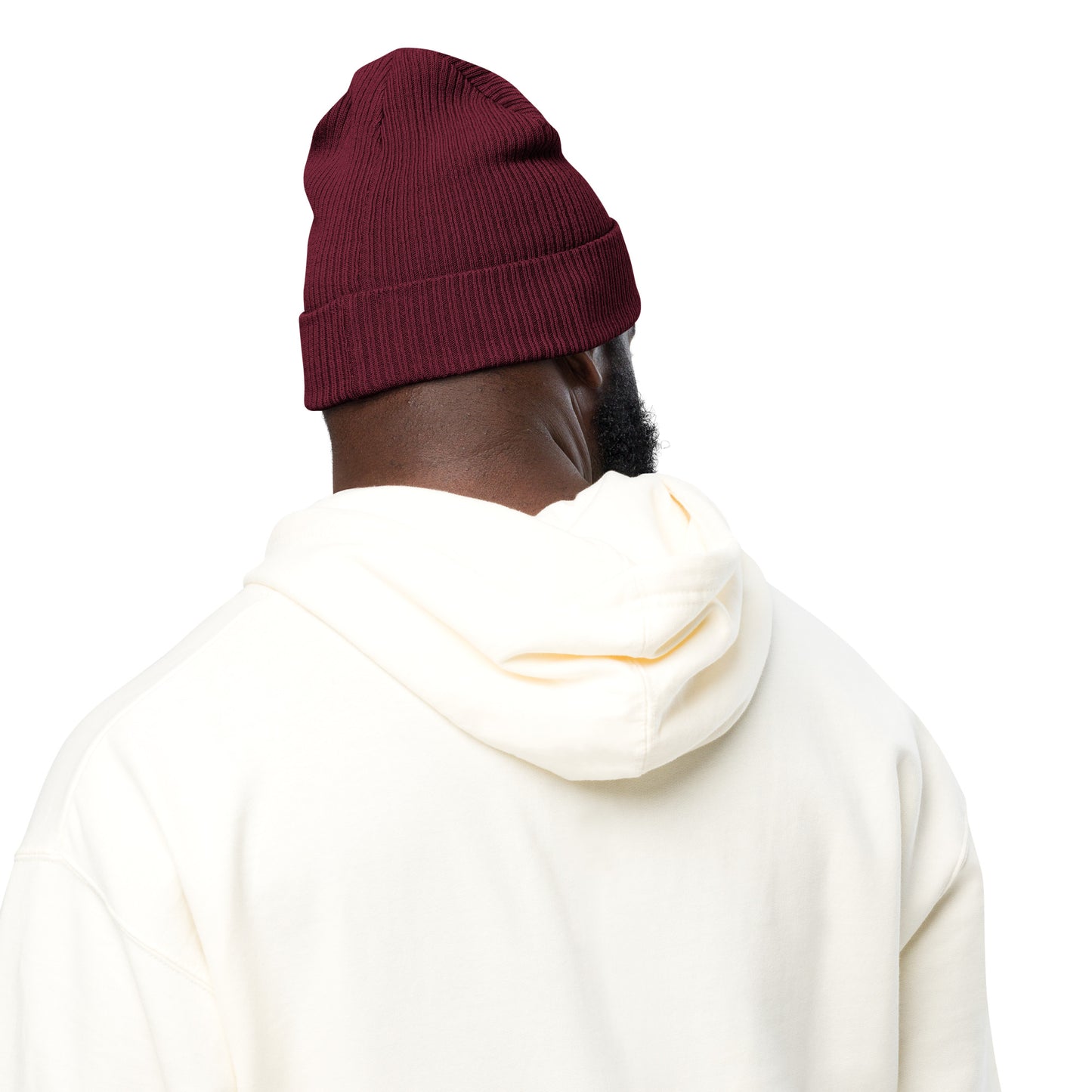 Logo Organic ribbed beanie